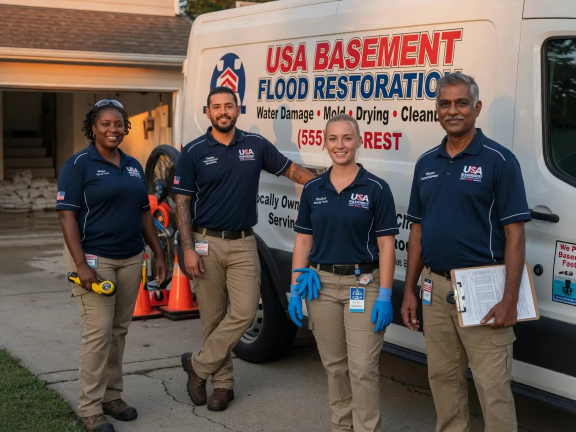 Basement Flood Cleanup company in Cameron, WI